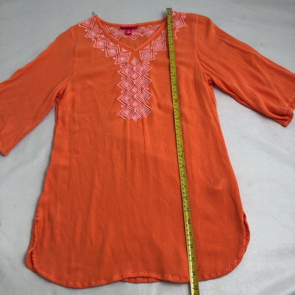 Lilly Pulitzer for Target orange Camelia tunic M - Picture 7 of 8